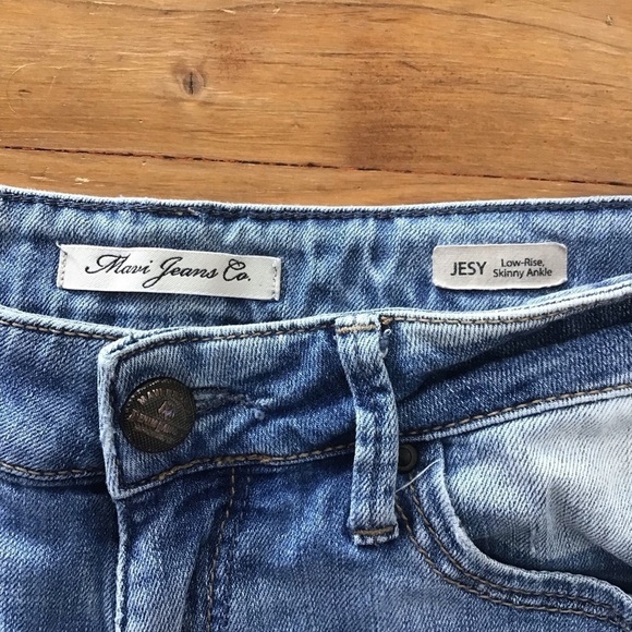 Mavi Jesy low rise jeans skinny ankle zippers embellishment soft lightweight 29 - Picture 4 of 15